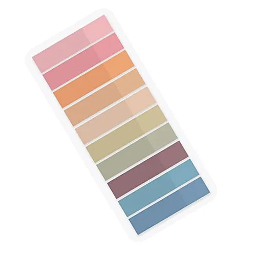 Stück Haftnotizen, Buchregister, Index-Tabs, farbige Seitenmarkierungen, beschreibbar und neu positionierbar, durchscheinend für Anmerkungen von Büchern, Anmerkungen, Tabs, ästhetisch 200