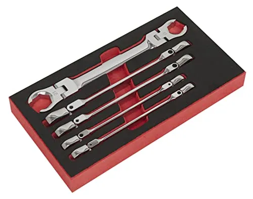 Flexi-Head Flare Nut Spanner Set 5pc