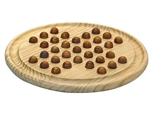 Jeujura Solitär: Spielbaum und Spielsteine aus Holz, Mindestalter: 3 Jahre, 66420