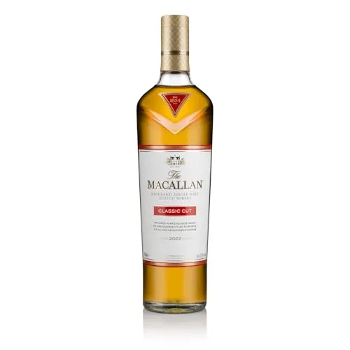 Macallan Classic Cut - Limited 2022 Edition - Single Malt Scotch - Whisky der limitierten Sonderabfüllung 2022 mit 52,5% vol., verfeinert durch Sherry- und Ex-Bourbonfässer, bietet Aromen von Orangen, Vanille und Muskat.