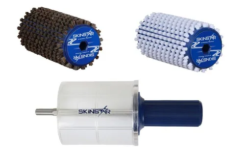 SKINSTAR Komplett Bürsten Set Rotorbürste WorldCup Professional 4-teil