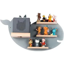 BOARTI Kinder Regal Wal small in Grau – ideal für Toniebox und Tonies - Kinderzimmerregale & -ablagen: Das BOARTI Regal bietet Platz für die Toniebox und ca. 20 Tonies, perfekt zum Spielen und Sammeln.