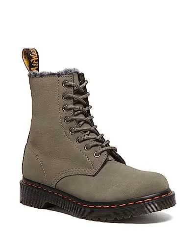 Dr. Martens Damen Bovver Winter Boots, Grau 37 EU von Dr. Martens
