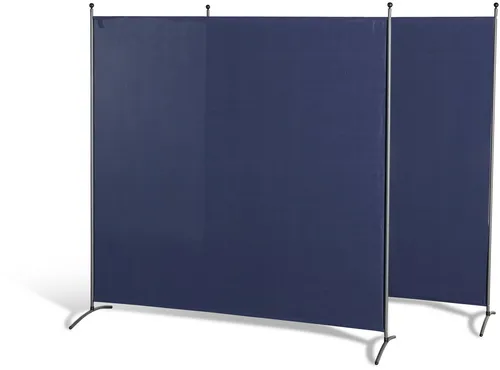 Grasekamp Balkonsichtschutz Doppelpack 180x180cm blau
