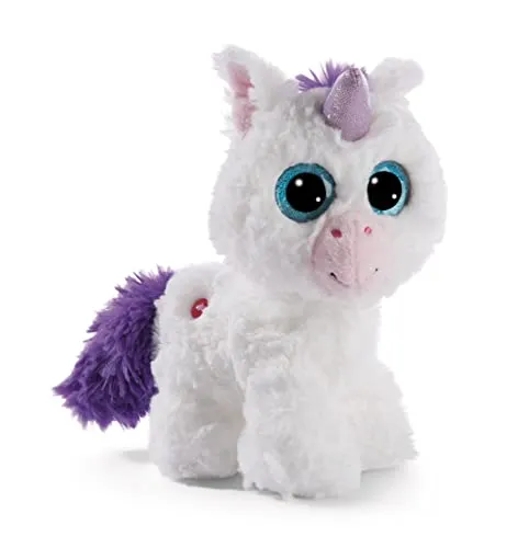 NICI Kuscheltier GLUBSCHIS Einhorn Lilaluna 17cm, Polar White