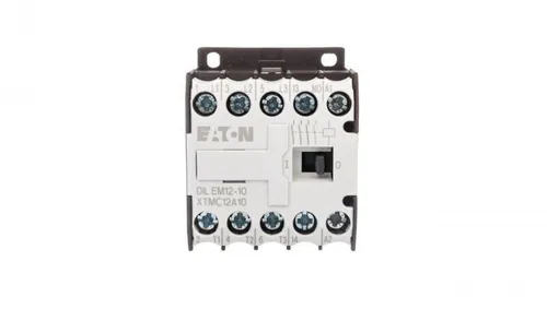 Leistungsschütz 12A 3P 230V AC DILEM12-10 - Fehlerstromschutz (RCD) mit 3-Poligem Leistungsschütz und 1 Schließer, ideal für zuverlässige Schaltvorgänge bis 5,5 kW bei 400 V.