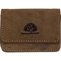 Greenburry Vintage 1680-26/RE Mini Leder Geldbeutel mit Münzfach Rot - Rot