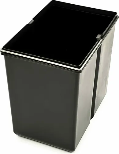 WESCO® Ersatzeimer anthrazit 15 Liter - Haushaltszubehör, ideal für die Müllentsorgung in der Küche mit einem großzügigen Fassungsvermögen von 15 Litern für effiziente Abfalltrennung.
