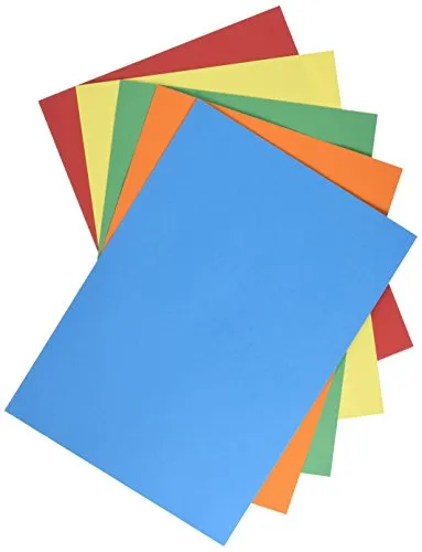 House of Karte & Papier GSM Tonpapier Assorted Bright (Pack of 25 Sheets)
