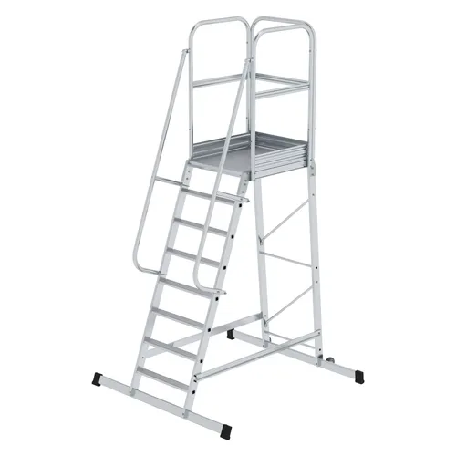 Produktbild MUNK Podestleiter 303108, fahrbar, 8 Stufen