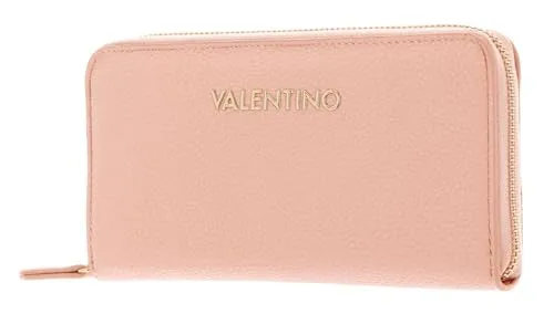 Valentino Brixton Zip Around Wallet Cipria - Die VALENTINO Brixton Zip Around Wallet vereint stilvolle Aufbewahrung für Geld und Karten. Mit kompakten Maßen von 19 x 10 x 2,5 cm ist sie der perfekte Begleiter für den modernen Alltag.