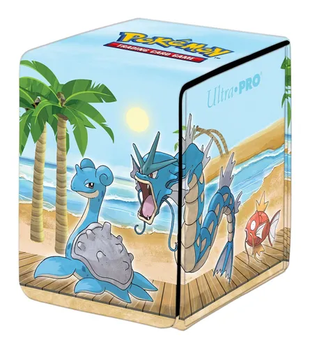 Pokemon Gallery Series Seaside Alove Flip Deck Box Garados Lapras Karpador UP