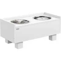 PawHut Höhenverstellbarer Hundenapf