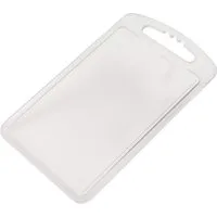 Fackelmann Schneidebrett, 24x15cm, klar 39203 in weiß von Fackelmann