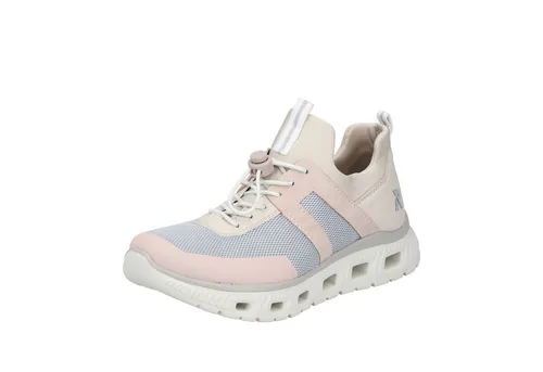 RIEKER Sport Slip-On Sneaker – Vegan & Bequem - Stylische Slip-On Sneaker aus leichtem Mesh für entspannten Freizeit-Look. Mit rutschfester Gummi-Sohle und gepolsterter Innensohle bieten sie optimalen Tragekomfort – ideal für lange Tage!