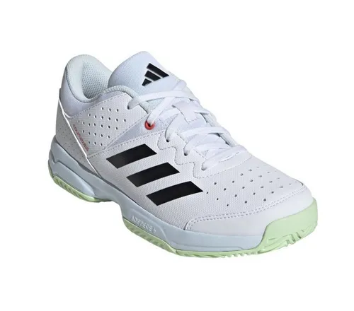 adidas Hallen-Indoorschuhe Court Stabil Kinder – Größe 38 2/3 - Badmintonschuhe für Kinder mit atmungsaktivem Mesh-Obermaterial und dämpfender EVA-Zwischensohle, ideal für volle Power auf dem Platz.
