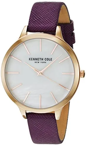 Keneth Cole Femme Uhr Analogique Quartz mit Cuir Armband KC15056002