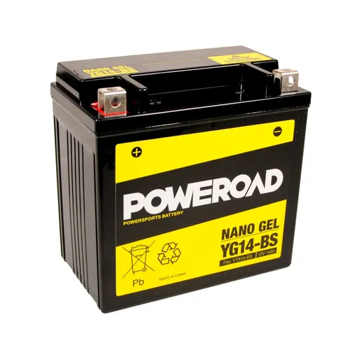 Batterie Gel YTX14-BS für Yamaha Kawasaki Piaggio Triumph Suzuki Harley Davidson