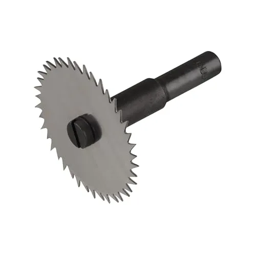 wolfcraft Schlitzsäge I 3270000 I Fräser aus Werkzeugstahl zum Fräsen in Hart- und Weichholz mit der Bohrmaschine I Ø 45 mm, Arbeitshöhe 1,5 mm