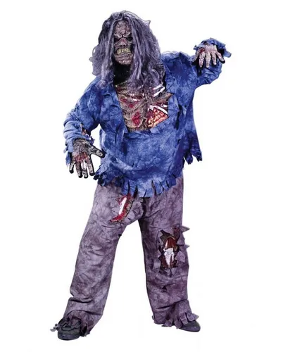 Horror-Shop Zombie-Kostüm Zombie Deluxe 3D Kostüm Gr.XL von Horror-Shop