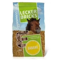Eggersmann Lecker Bricks Banane | 1kg Pferdeleckerli von Eggersmann