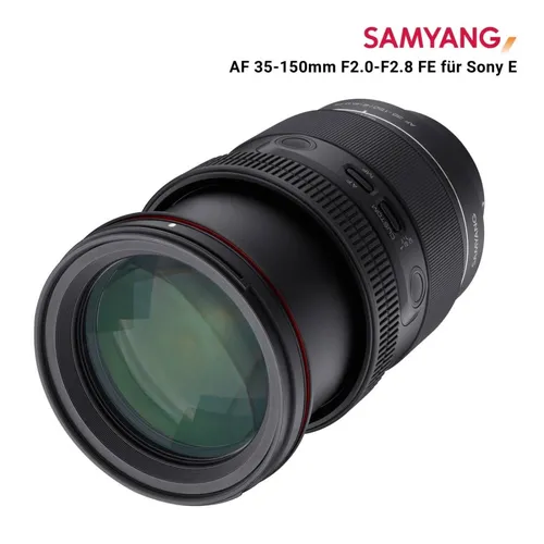 Samyang AF 35-150mm F2,0-2,8 FE - All-in-one Zoomobjektiv für Sony E, Par Focal und optimiert für Videoaufnahmen mit exzellenter Bildqualität