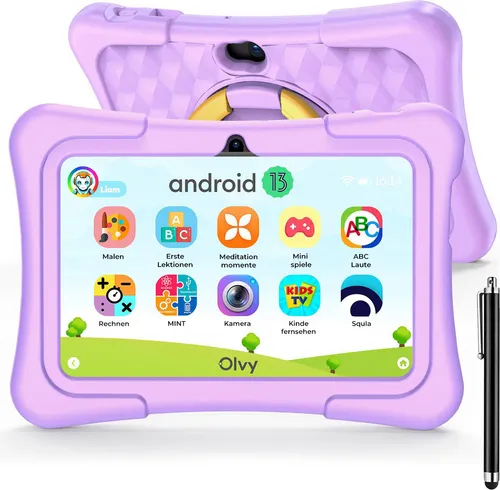Olvy Kinder Tablet Android 13 von Olvy