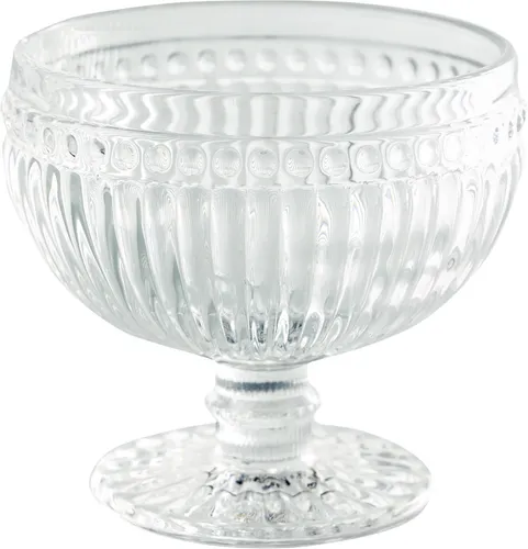 Greengate ALICE Dessert Schale clear 10,4 cm in weiß von GreenGate