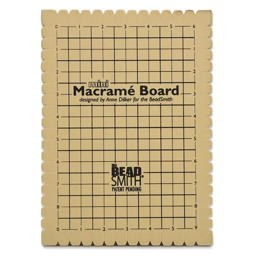 Beadsmith Mini Macrame Project Board-17,9 x 25,4 cm von The Beadsmith