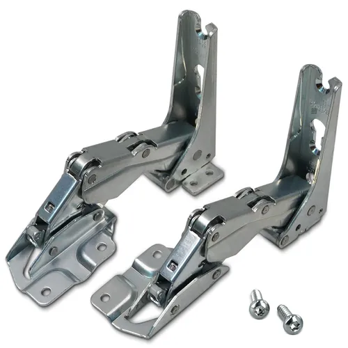 Türscharnier Set AEG 221120204/5 für Kühlschrank - Hochwertiges Türscharnier Set aus Metall, ideal für AEG und andere Marken. Perfekte Passform für Modelle wie IG 956-20B und ICBN 3056-21N.