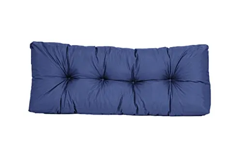 TexDeko® Garden Rückenkissen 120x40x20/10cm in blau von TexDeko