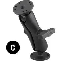 RAM Mounts Triple-Saugfuss mit runder Basisplatte von RAM Mounts