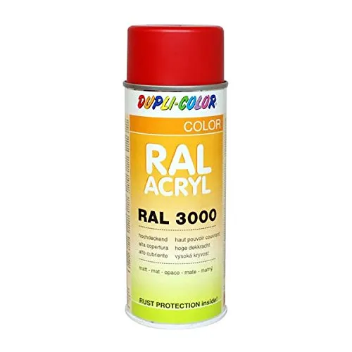 Dupli Color RAL-Lack RAL ACRYL RAL 3000 feuerrot matt 400 ml 673795
