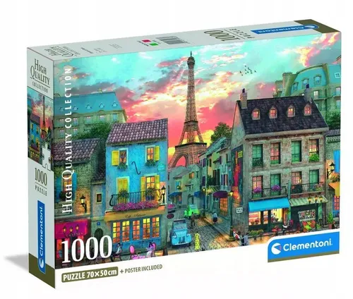 CLE puzzle 1000 Compact HimejiStreetsOfParis 39983 Clementoni 8005125399833