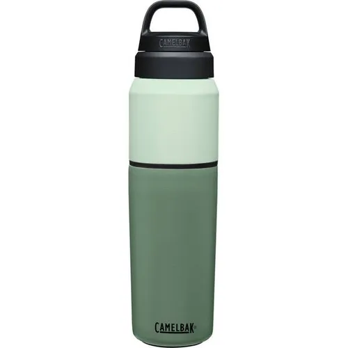 Camelbak Multibev Thermoskanne Moos/Minze - Vakuumisoliert und langlebig - Thermosflasche aus rostfreiem Stahl, hält Getränke bis zu 14 Stunden warm oder 20 Stunden kalt, mit spülmaschinenfesten Teilen und robuster Pulverbeschichtung.