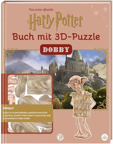 Harry Potter - Dobby - Das offizielle Buch mit 3D-Puzzle Fan-Art: Buch mit hochwertigem Harry Potter Dobby-Figuren-Holzbau-Set