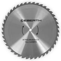 EBERTH Kreissägeblatt 700mm - Hartmetall-Zähne für präzise Holzschnitte - Kreissägeblätter mit 42 Hartmetall-Zähnen, ideal für Profi- und Heimwerker. Langlebig und präzise, perfekt für Natur- und Presshölzer.