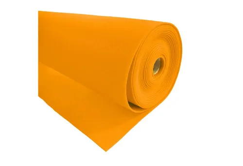 maDDma Stoff 1m waschbarer Bastelfilz Meterware Filz 90cm x 1,5mm, senfgelb
