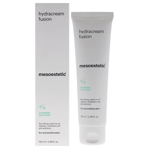 Mesoestetic Hydracream Fusion Feuchtigkeitscreme - Ganzkörperpflege, feuchtigkeitsspendende Formel mit Squalan und Urban D-tox für eine strahlende Haut. Ideal für trockene Haut, zieht schnell ein und verwandelt sich beim Einmassieren in ein pflegendes Öl.