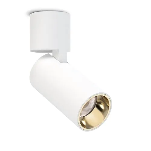 SSC-LUXon POSAO Strahler Deckenleuchte 1 flammig - Deckenspot mit 850 Lumen, schwenkbar und energieeffizient, ideal für gezielte Beleuchtung in Wohnräumen oder zur Präsentation von Kunstwerken.