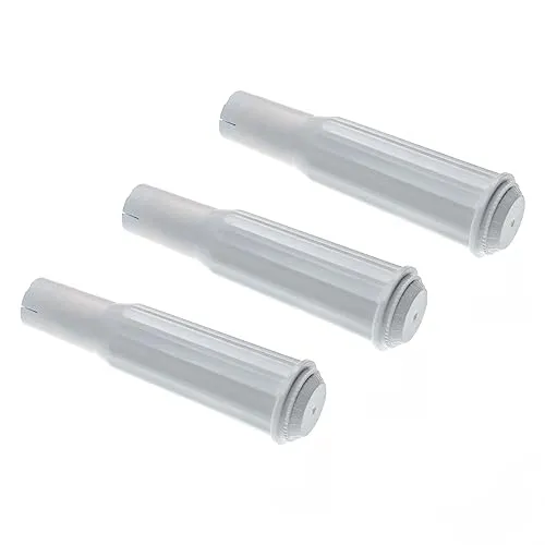 vhbw 3X Wasserfilter Filter kompatibel mit Jura Impressa E45, E40, E30, E55, E50, E5 Kaffeevollautomat, Espressomaschine Weiß