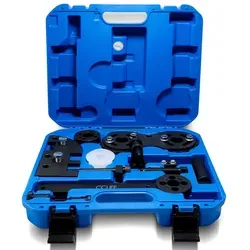 CCLIFE Nockenwellen Werkzeugsatz für Volvo 2.0 - Präziser Werkzeugsatz für den Zahnriemenwechsel an Volvo 2.0 Motoren. Mit robusten Metallkomponenten und praktischem Hartschalenkoffer für eine effiziente und sichere Handhabung.