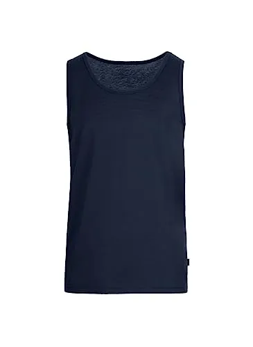 Trigema Herren Top Trägershirt 636401, Blau (navy), X-Large - Tops für Herren, aus 100 % supergekämmter Baumwolle für höchsten Tragekomfort und Langlebigkeit, ideal für Freizeit und Sport.