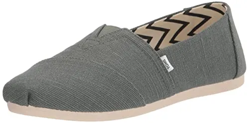 TOMS Damen Canvas Alpargata Schuhe - Nachhaltige Earthwise Kollektion - Bequeme Alpargata Schuhe aus umweltfreundlichem Canvas mit recyceltem Futter. Langlebige Außensohle sorgt für Flexibilität und Komfort. Ideal für umweltbewusste Fashionistas.