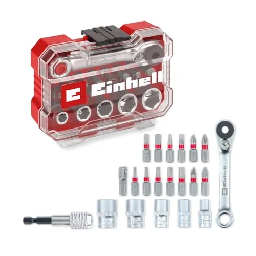 Einhell XS-CASE 21-tlg. Bit- und Steckschlüssel-Set von Einhell