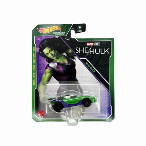 Hot Wheels Marvel She Hulk Charakter Cars Series 2023 1:64 Auto Mattel - NEU OVP