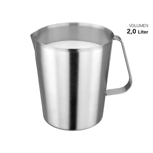 Weis Edelstahl Messbecher 2 Liter, satiniert, 18602 von Weis