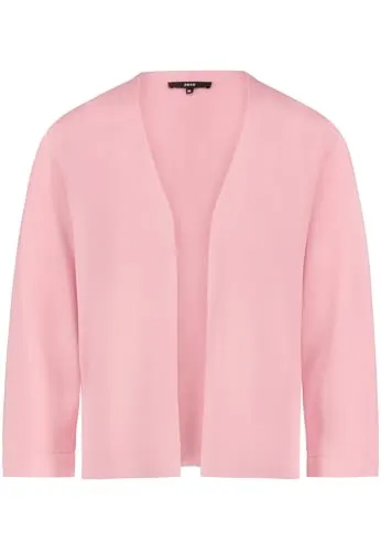 zero Damen Feinstrickjacke 3/4 Arm in Bridal Rose - Elegante Feinstrickjacke für Damen, figurumspielend mit V-Ausschnitt. Ideal für vielseitige Outfits und perfekt für den täglichen Einsatz.