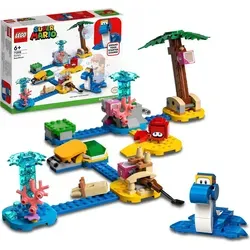 LEGO 71398 Super Mario Dorries Strandgrundstück – Erweiterungsset - LEGO® Erweiterungsset für kreatives Spielen, mit Dorrie, Karl Krabbe und coolen Funktionen für spannende Strandabenteuer. Ideal für Kinder ab 6 Jahren!