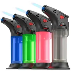 GIFTORCH 4er-Set Sturmfeuerzeuge mit Jetflame